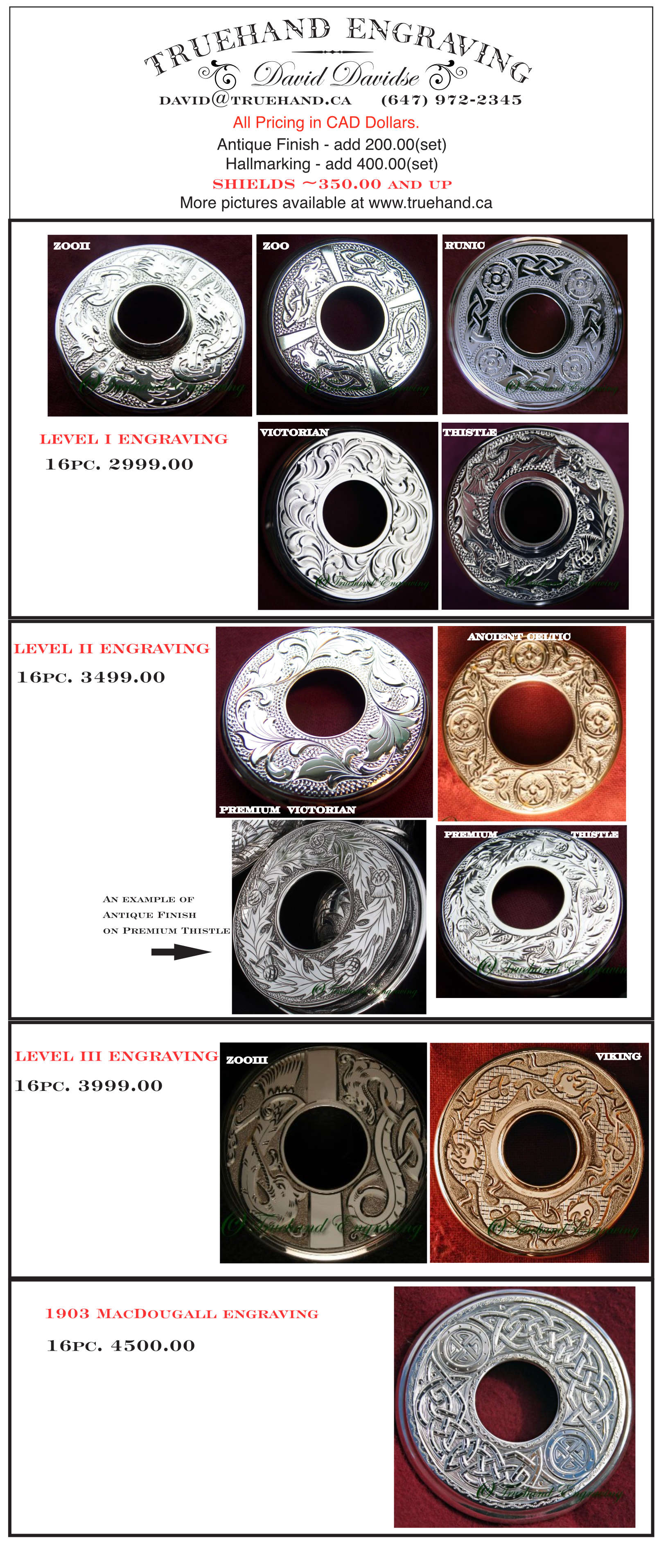 bagpipe silver pricing 
